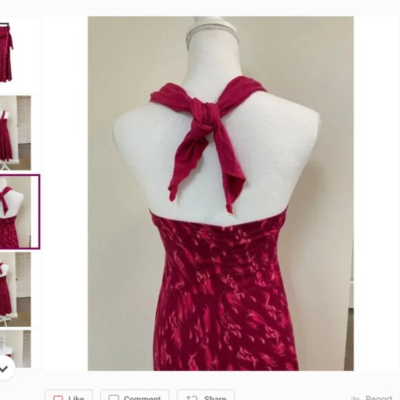 Kuhl Zerra Convertible Maxi Skirt/Dress Red  3 in 1 Styling NEW/Sample - Picture 7 of 10